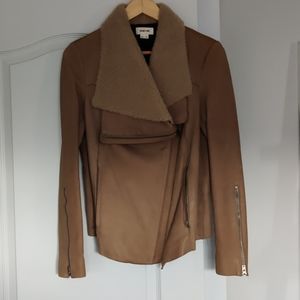 Helmut lang leather biker jacket